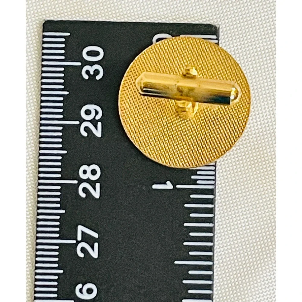 Panasonic Millrose Games Cufflinks Track and Field Sports Gold Tone